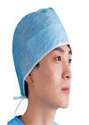أغطية رأس من مادة البولي بروبيلين يمكن التخلص منها / أغطية جراحية يمكن التخلص منها مع ربطة عنق