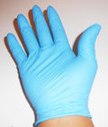 مسحوق قفاز أزرق قابل للفحص من النتريل خالٍ من 12 بوصة للاستخدام الطبي